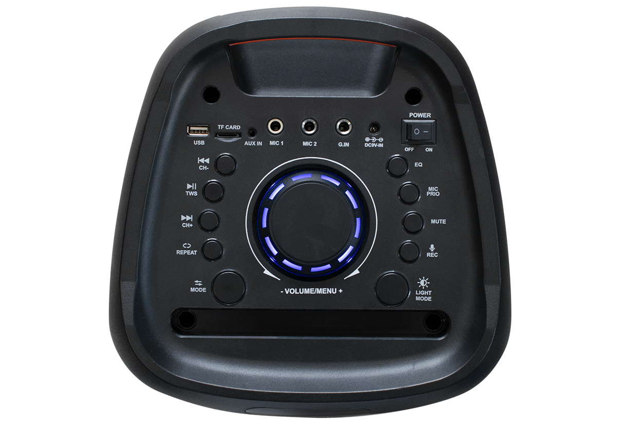 Το ταμπλό λειτουργίας του ηχείου